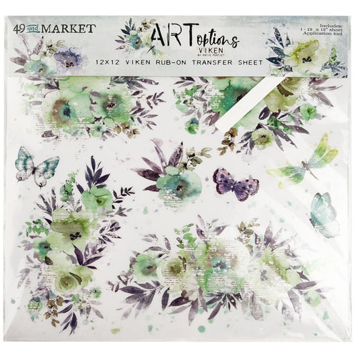 Viken - 12x12 Rub on Sheet