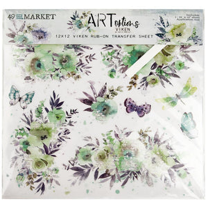 Viken - 12x12 Rub on Sheet
