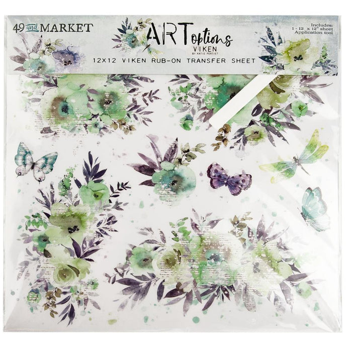 Viken - 12x12 Rub on Sheet