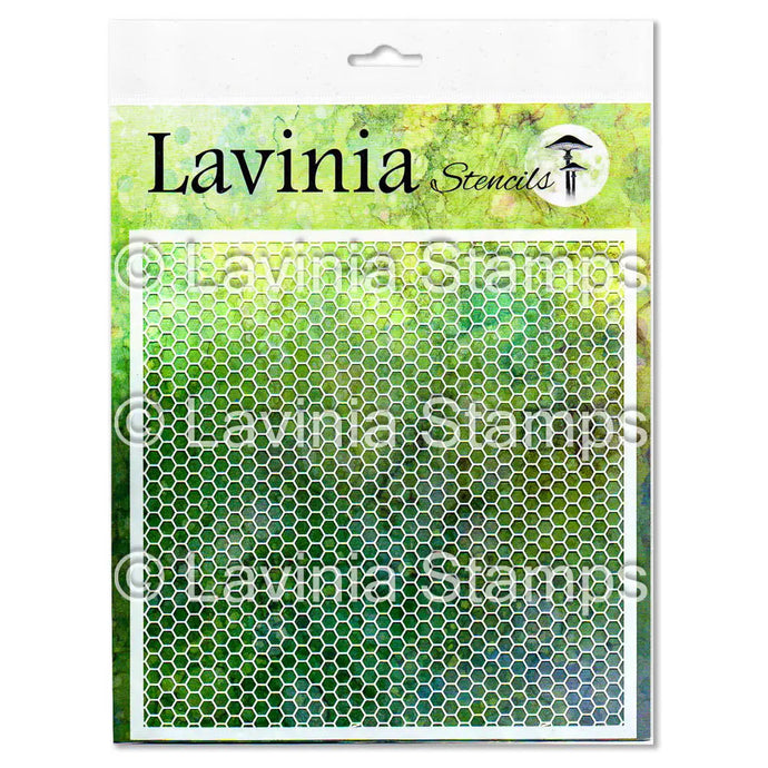 Honeycomb 8”x8” Stencil ST043 Lavinia