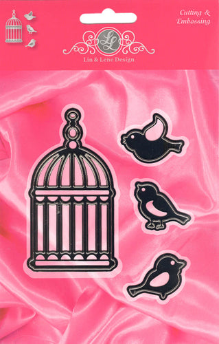 Birds & Birdcage Die Set