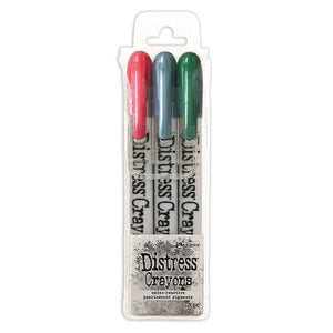 Tim Holtz Distress Holiday Crayon Pearl Set 1