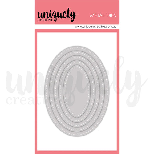 Stitched Nesting Oval Die