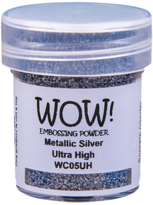 Wow Metallic Silver Ultra High Embossing Powder