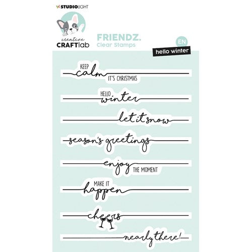 Friendz Hello Winter Greetings Stamp Set 281