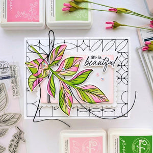 Detailed Leaf Clear Stamp 183022 Pinkfresh