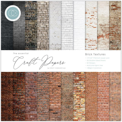 Brick Texture 12x12 Pads by Craft Consortium