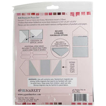 Load image into Gallery viewer, Envelope Folio Set 4” x 6” Black - pack of 2