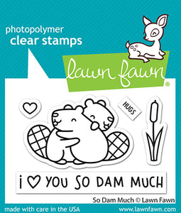 So Dam Much Clear Stamp Set LF3013 by Lawn Fawn