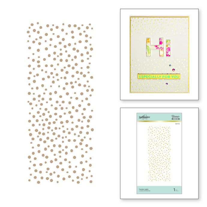 Twinkle Lights Hot Foil Plate