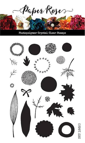 Leaf & Element Builder 4” x 6” Stamp Set