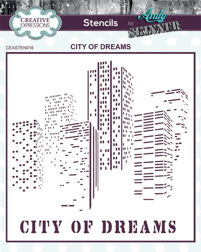 City of Dreams Stencil Andy Skinner CEASTEN016