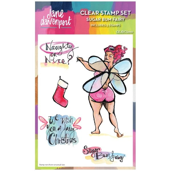 Sugar Bum Fairy Clear Stamp CEJDCS010 Jane Davenport