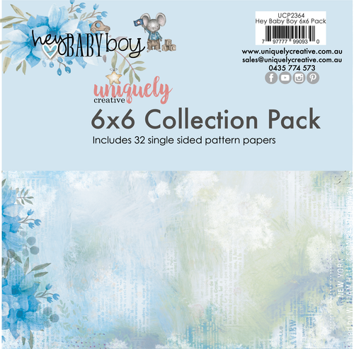 Hey Baby Boy - 6x6 Collection Pack