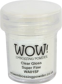 Wow Clear Gloss Super Fine Embossing Powder WA01SF(T)
