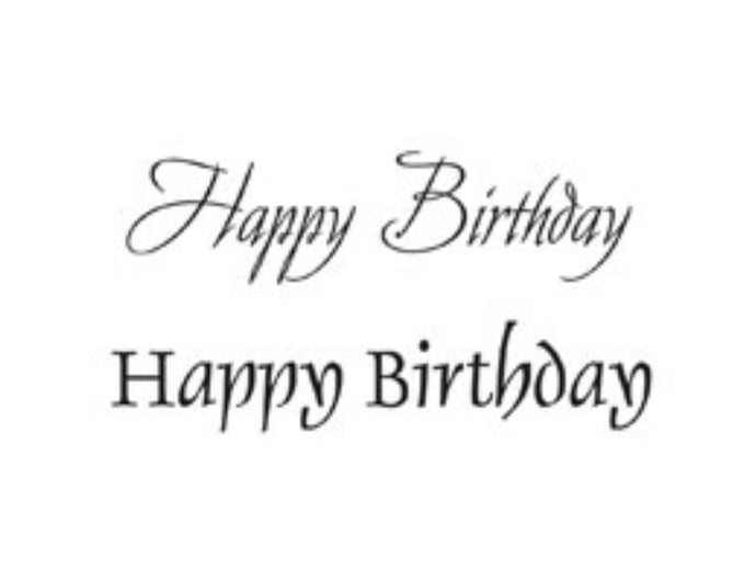 Happy Birthday Stamp