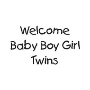 Welcome Baby Clear Stamp JWS020