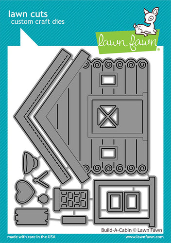 Build-a-Cabin Dies LF3018 by Lawn Fawn