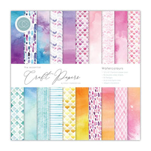 Watercolours 12x12 Craft Consortium Paper Pad