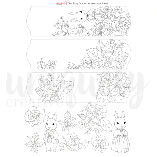 The Story Garden Watercolour Cut-a-part Sheet