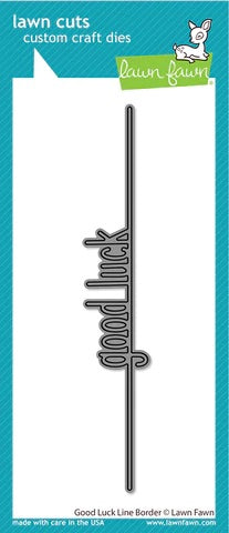 Good Luck Line Border Die