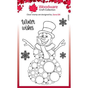 Snowman Bubble Stamp Set by Jane Gill