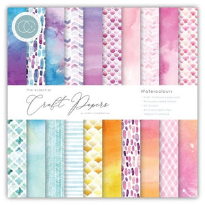 Watercolours 6x6 Paper Pad by Craft Consortium
