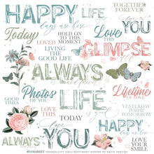 Load image into Gallery viewer, Tranquility - Words 12x12 Rub On 49 &amp; Market