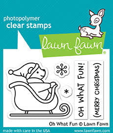 Oh What Fun Sleigh Stamp