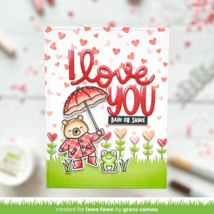 Falling Hearts Stencils