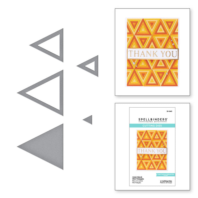 Colour Block Mini Triangles