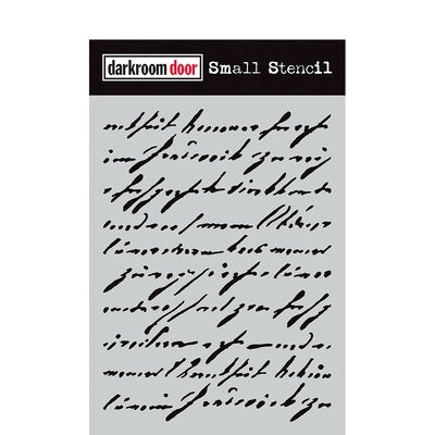 Handwritten Script - Small Stencil