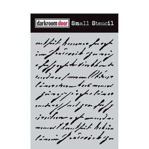 Handwritten Script - Small Stencil