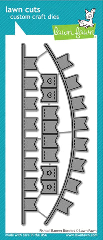 Fishtail Banner Borders Dies LF3099