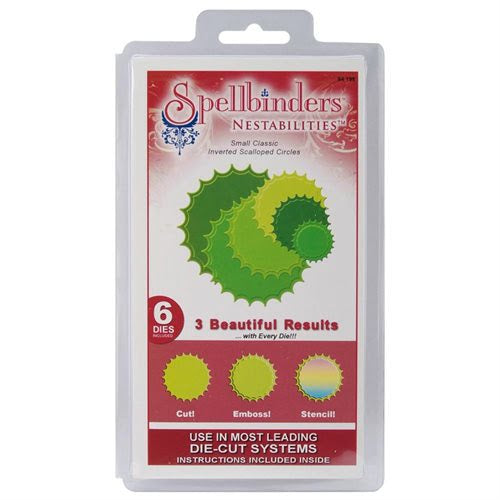 Small Classic Inverted Scalloped Circles S4-195 Spellbinders