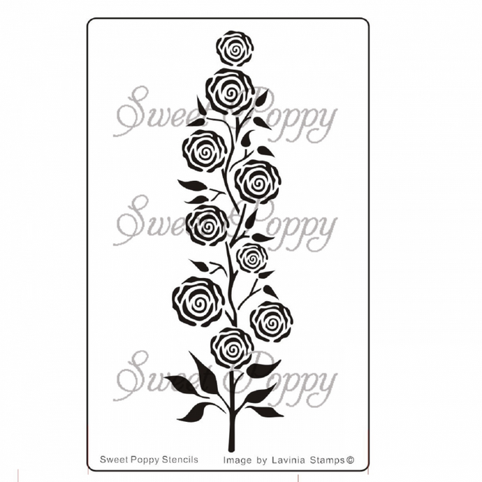 Rose Tree Metal Stencil SP2-127