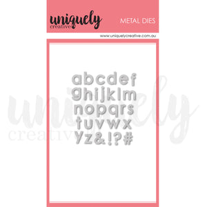 Tiny Lowercase Alpha Die