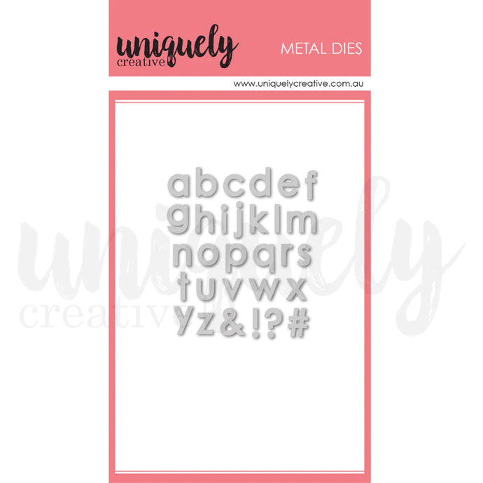 Tiny Lowercase Alpha Die