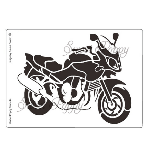 Motorbike Stencil