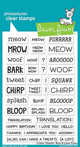 Critter Chatter: Pets LF1964 Lawn Fawn