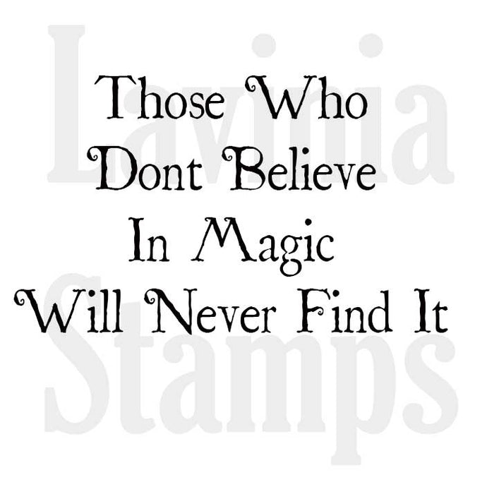 Believe in magic LAV344