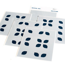 Load image into Gallery viewer, Overlapping Geo Leaf Stencil Set 181722