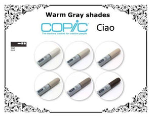Copic Ciao - Warm Grey Shades