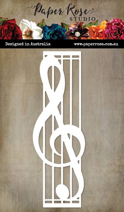 Treble Clef Metal Die28300 by Paper Rose