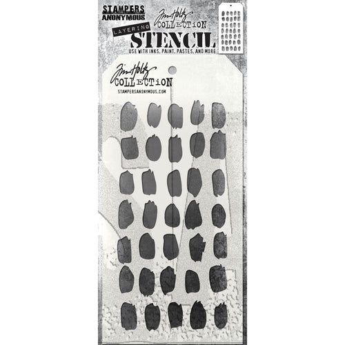Brush Mark Layering Stencil Tim Holtz