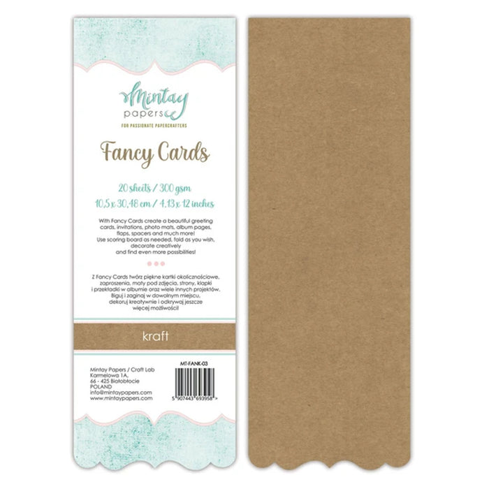 Fancy Cards Kraft by Mintay