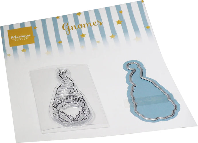 Sitting Gnome Stamp & Die Set
