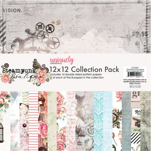 Steampunk Boutique - 12x12 Collection Pack
