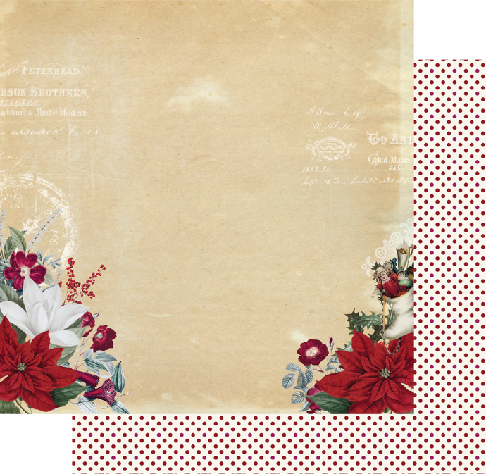 Meet Me Under the Mistletoe 12x12 Paper UCP2445 Uniquely Creative