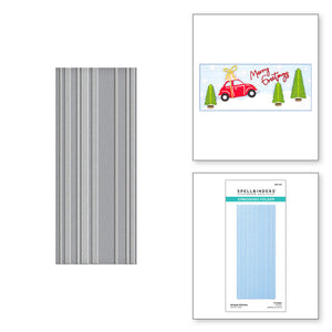 Striped Slimline Embossing Folder DL SES-022